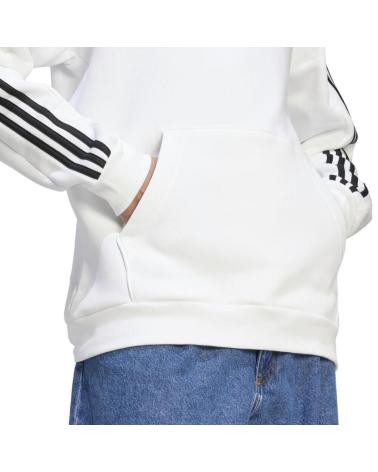 ADIDAS KAPUZENPULLOVER 3S FL HD IJ6476 WEISS BLANCO