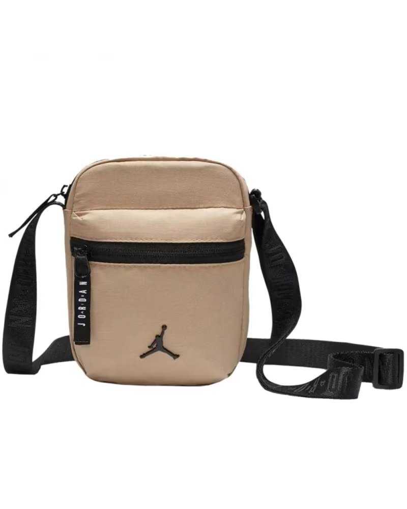 BORSELLO CROSSBODY JORDAN AIRBORNE JORDAN JUMPMAN ARENA BEIGE BEIGE