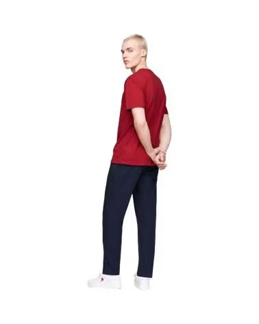 TOMMY HILFIGER CAMISETA T-SHIRT ROJA CON LOGO ESTAMPADO ROJO