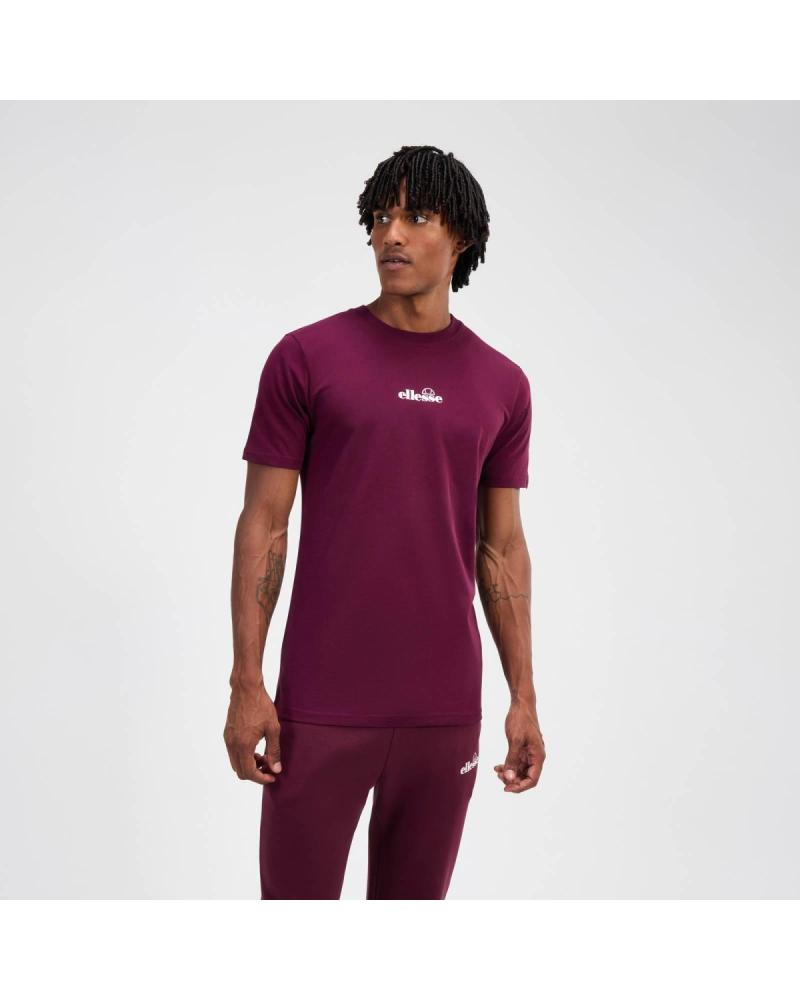 CAMISETA ELLESSE CORE LOGO BURDEOS HOMBRE BURGUNDY
