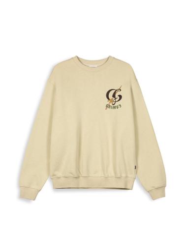 GRIMEY CRM-CREAM CAMISOLA BEGE COM LOGÓTIPO DISTINTIVO CRM-CREAM