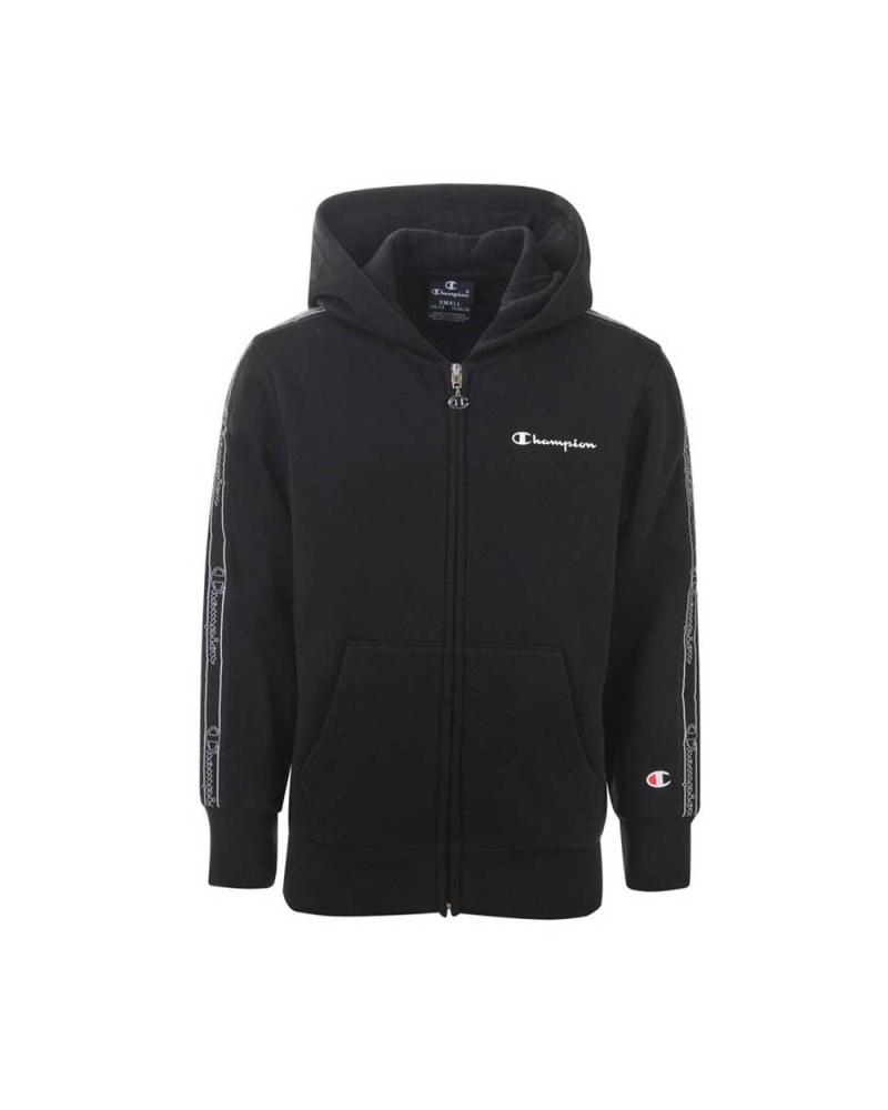 CHAMPION JUNIOR KAPUZENPULLOVER 305502-KK001 SCHWARZ NEGRO