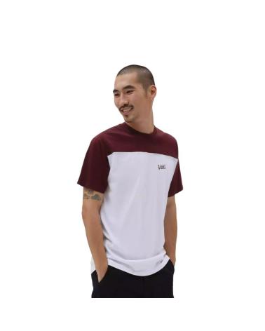 VANS OFF THE WALL SCRIPT CREW BLOCK S BORDEAUX BIANCO BLANCO