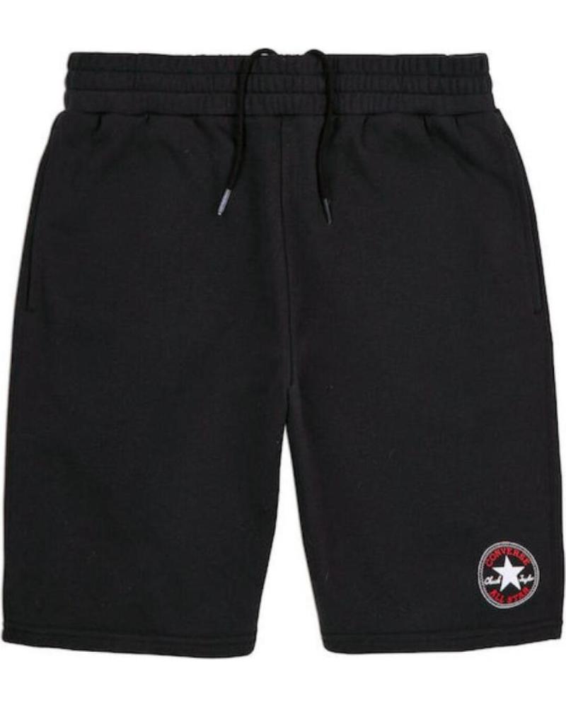 SHORT CONVERSE NOVELTY CHUCK PATCH NOIR 10024946-A01 NEGRO