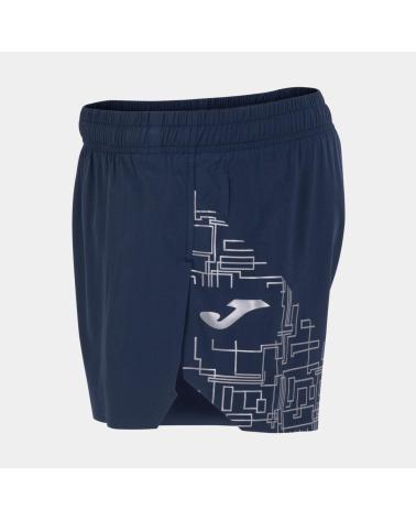 SHORT JOMA ELITE VIII BLU MARINO SILVER 101927-331 AZUL