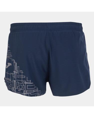 SHORT JOMA ELITE VIII BLU MARINO SILVER 101927-331 AZUL