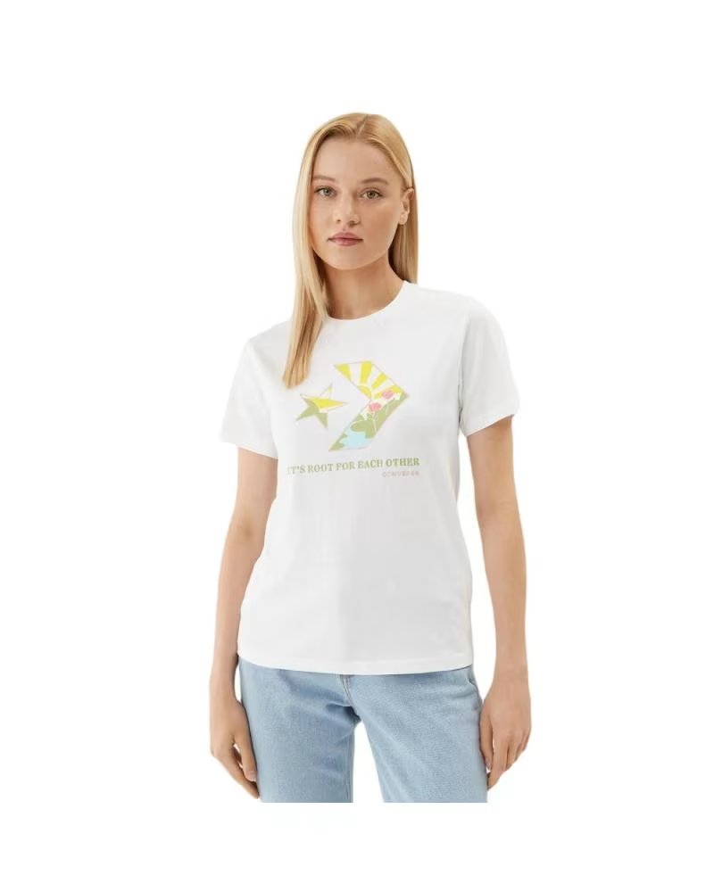 CAMISETA CONVERSE STAR CHEVRON INFILL BRANCA 10025214-A01 BLANCO