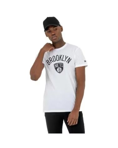 CAMISETA NEW ERA BROOKLYN NETS TEAM LOGO BRANCA BLANCO