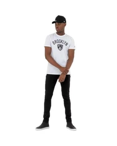 CAMISETA NEW ERA BROOKLYN NETS TEAM LOGO BRANCA BLANCO