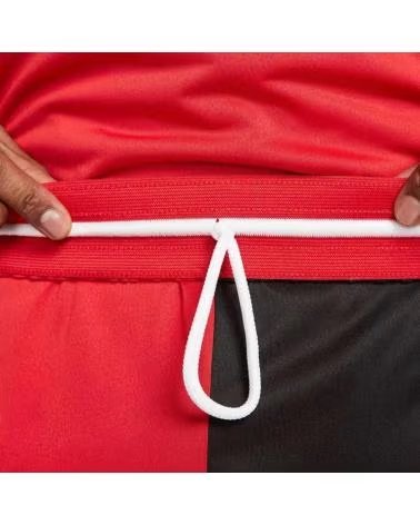 SHORT NIKE DRI-FIT 8IN ASYM STR VERMELHO E PRETO DH7164-657 NEGRO