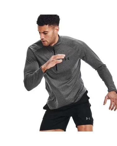 -UNDER-ARMOUR-CAMISETA-TECH-2-0-1-2-ZIP-CARBO-1328495-090-GRIS
