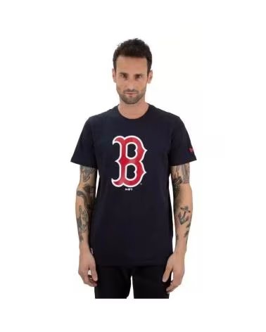 CAMISETA NEW ERA MLB BOSTON RED SOX PRETA MODELO 11421847 NEGRO