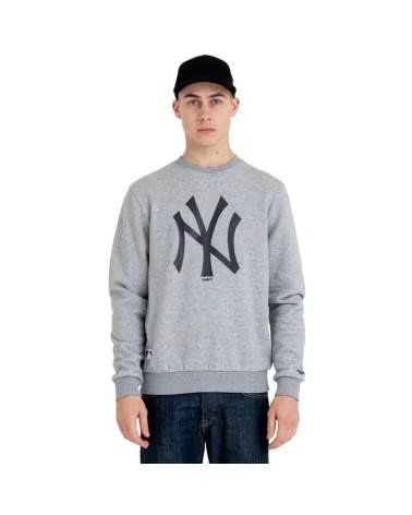 MOLETOM NEW ERA NEW YORK YANKEES CINZA MASCULINO GRIS