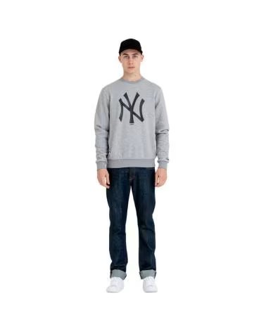 MOLETOM NEW ERA NEW YORK YANKEES CINZA MASCULINO GRIS
