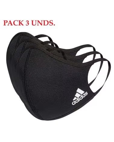 PACK DE 3 MÁSCARAS REUTILIZÁVEIS ADIDAS CVR TAMANHO M-L H08837 NEGRO