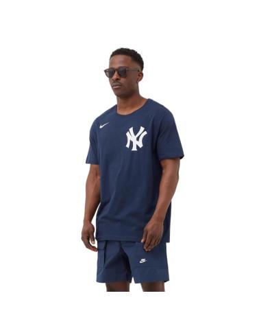 T-SHIRT NIKE NEW YORK YANKEES WORDMARK BLU MARINO N199-44B-NK-MS3 AZUL