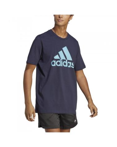 T-SHIRT UOMO ADIDAS LOGO BADGE OF SPORT BLU MARINO IC9354 AZUL