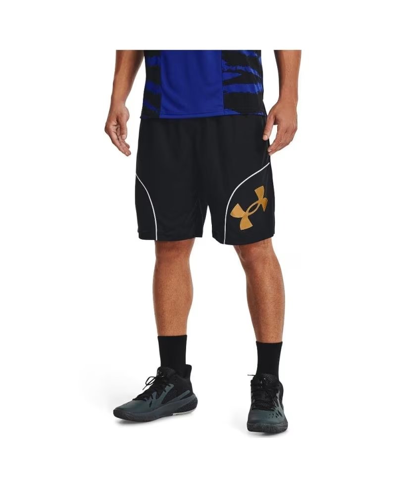 -UNDER-ARMOUR-SHORT-PERIMETER-11-DORADO-BASKET-1370222-002-NEGRO