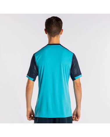 MAGLIETTA PADEL JOMA MONTREAL 102743-013 TURCHESE E BLU MARINO AZUL