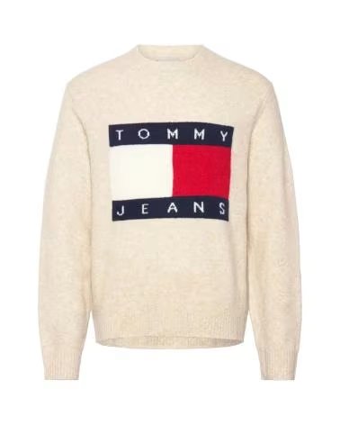 TOMMY HILFIGER JERSEI SUETER EN COLOR PARA HOMBRE BEIGE