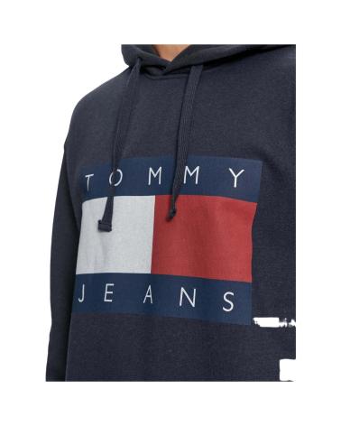 SWEAT À CAPUCHE TOMMY HILFIGER LOGO FLAG BLEU MARINE AZUL