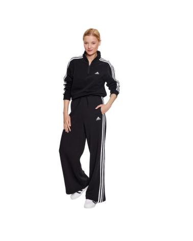 ADIDAS SUDADERA CUELLO ALTO CON 3 RAYAS IC8780 NEGRA NEGRO