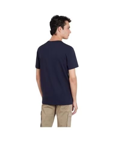 GUESS CAMISETA VERTICAL LOGO AZUL PARA HOMBRE AZUL