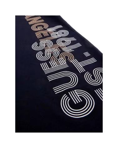 GUESS CAMISETA VERTICAL LOGO AZUL PARA HOMBRE AZUL