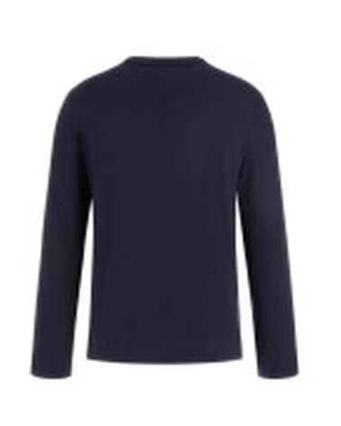 GUESS CAMISETA IRIDESCE LOGO AZUL MANGA LARGA PARA HOMBRE AZUL