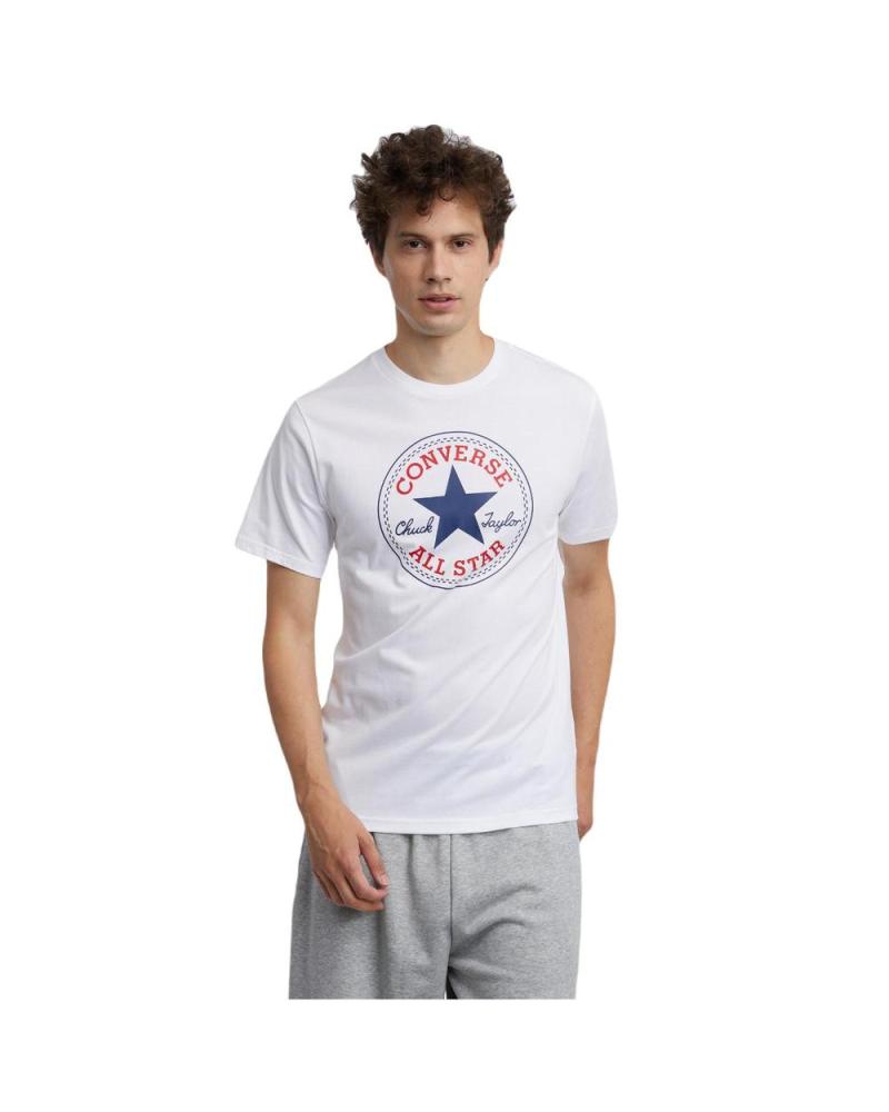 T-SHIRT CONVERSE CHUCK PATCH GO-TO CHUCK TAYLOR BLANC 10025459-A03 A03