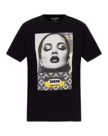 GUESS CAMISETA GIRL EN COLOR PARA HOMBRE NEGRO
