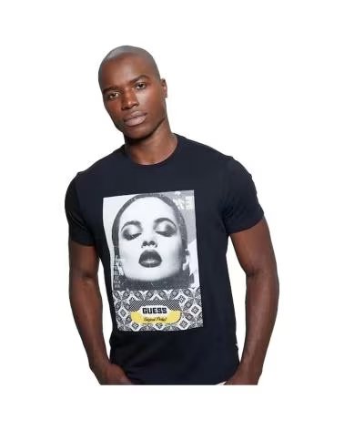 GUESS CAMISETA GIRL EN COLOR PARA HOMBRE NEGRO