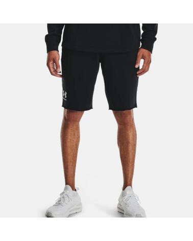 SHORTS UNDER ARMOUR RIVAL TERRY 1361631-001 PRETOS NEGRO