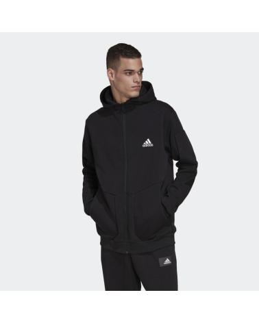 ADIDAS KAPUZENPULLOVER E4GMDY FL FZ HL6896 SCHWARZ FÜR HERREN NEGRO