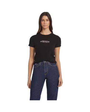 CAMISETA GUESS ICON TEE NEGRA NEGRO