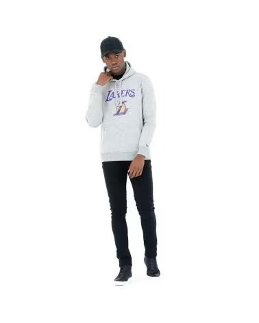 CAMISOLA COM CAPUZ NEW ERA LOS ANGELES LAKERS GO CINZENTA 11530758 GRIS