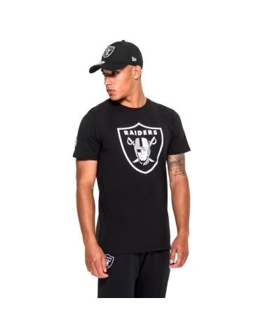 CAMISETA NEW ERA LAS VEGAS RAIDERS TEE 11073657 PRETA NEGRO