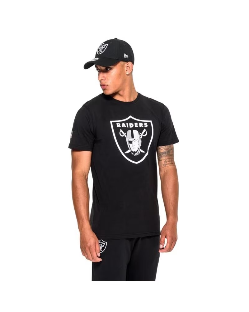 CAMISETA NEW ERA LAS VEGAS RAIDERS TEE 11073657 PRETA NEGRO