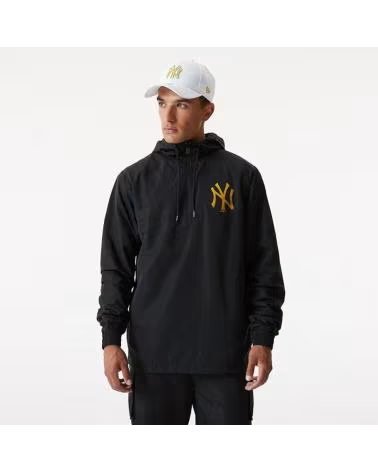 CORTA-VENTO NEW ERA METALLIC NEW YORK YANKEES 12590862 PRETO NEGRO