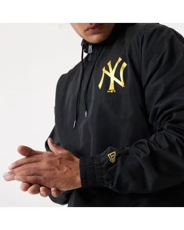 CORTA-VENTO NEW ERA METALLIC NEW YORK YANKEES 12590862 PRETO NEGRO