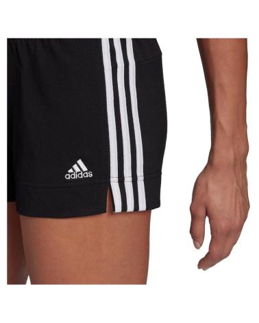 PANTALONCINO ADIDAS ESSENTIALS SLIM 3 STRISCE GM5523 NERO NEGRO