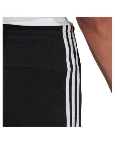 PANTALONCINO ADIDAS ESSENTIALS SLIM 3 STRISCE GM5523 NERO NEGRO