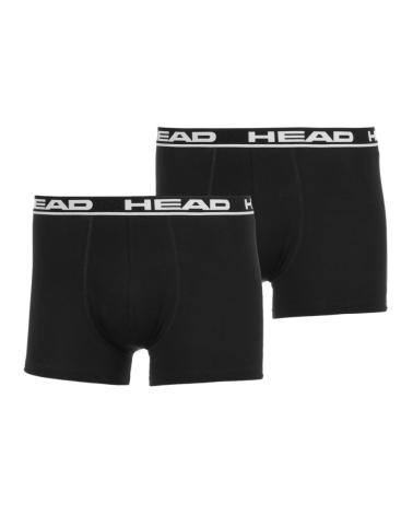 HEAD PACK 2 BÓXERS BÁSICOS NEGROS 701202741-005 NEGRO