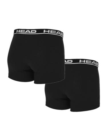 HEAD 2-PACK BASIC BOXERS BLACK 701202741-005 NEGRO