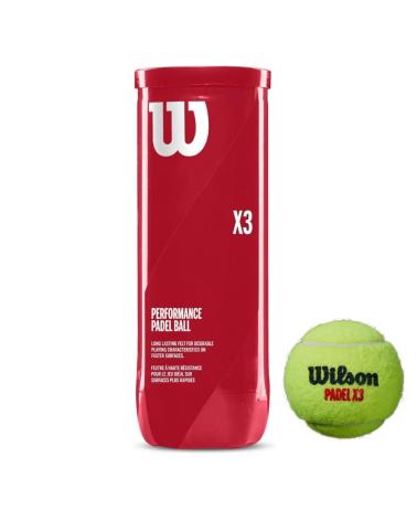 WILSON PADELBÄLLE PERFORMANCE (3 STÜCK) - ART.-NR. WR8900801001 AMARILLO