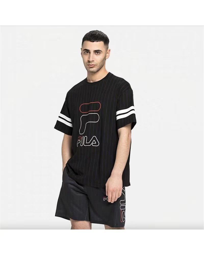 FILA Camiseta De Manga Corta 683270-002 en negro para hombre