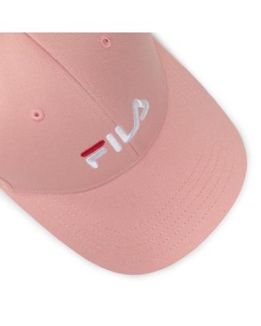 FILA LINEAR LOGO CORAL PINK 6 PANEL CAP - 686029-A712 ROSA