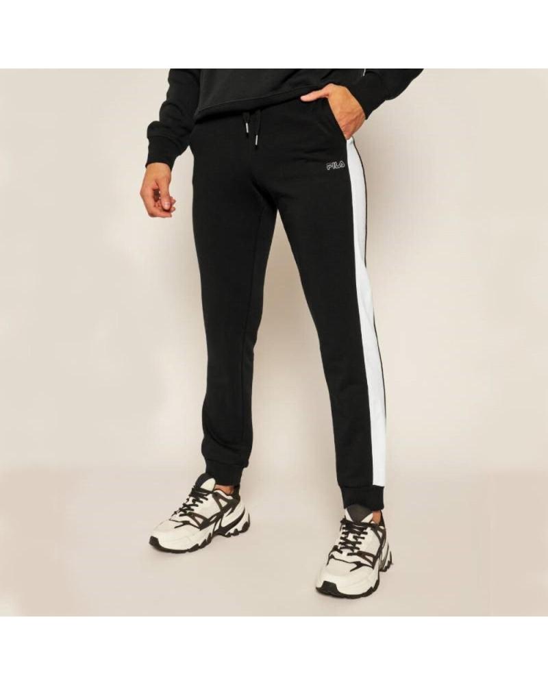 PANTALON DE JOGGING FILA LARS SWEAT NOIR AVEC BANDE BLANCHE - RÉF. 683187-E09 NEGRO