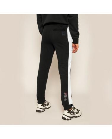 PANTALON DE JOGGING FILA LARS SWEAT NOIR AVEC BANDE BLANCHE - RÉF. 683187-E09 NEGRO