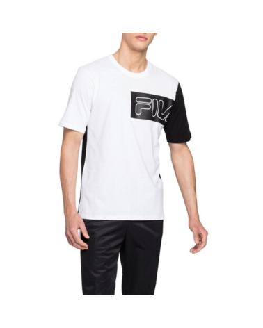 FILA T-SHIRT LAZAR 683089 E08 BIANCO BLANCO